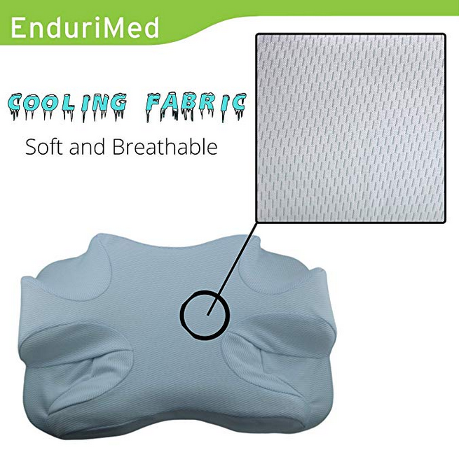 Lunderg CPAP Cuscino per chi dorme laterali, include 2 Lunderg CPAP Cuscino per chi dorme laterali, include 2